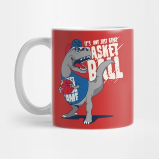 Dinosaur Playing Basketball Mug